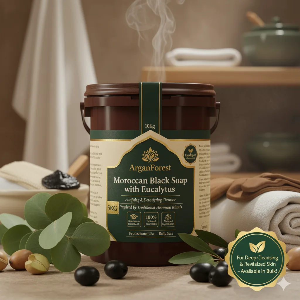 Authentic Moroccan Black Soap (Savon Noir) Paste